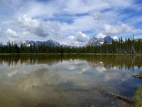 Buller Pond gegen Sundance Range - Bow Valley PP